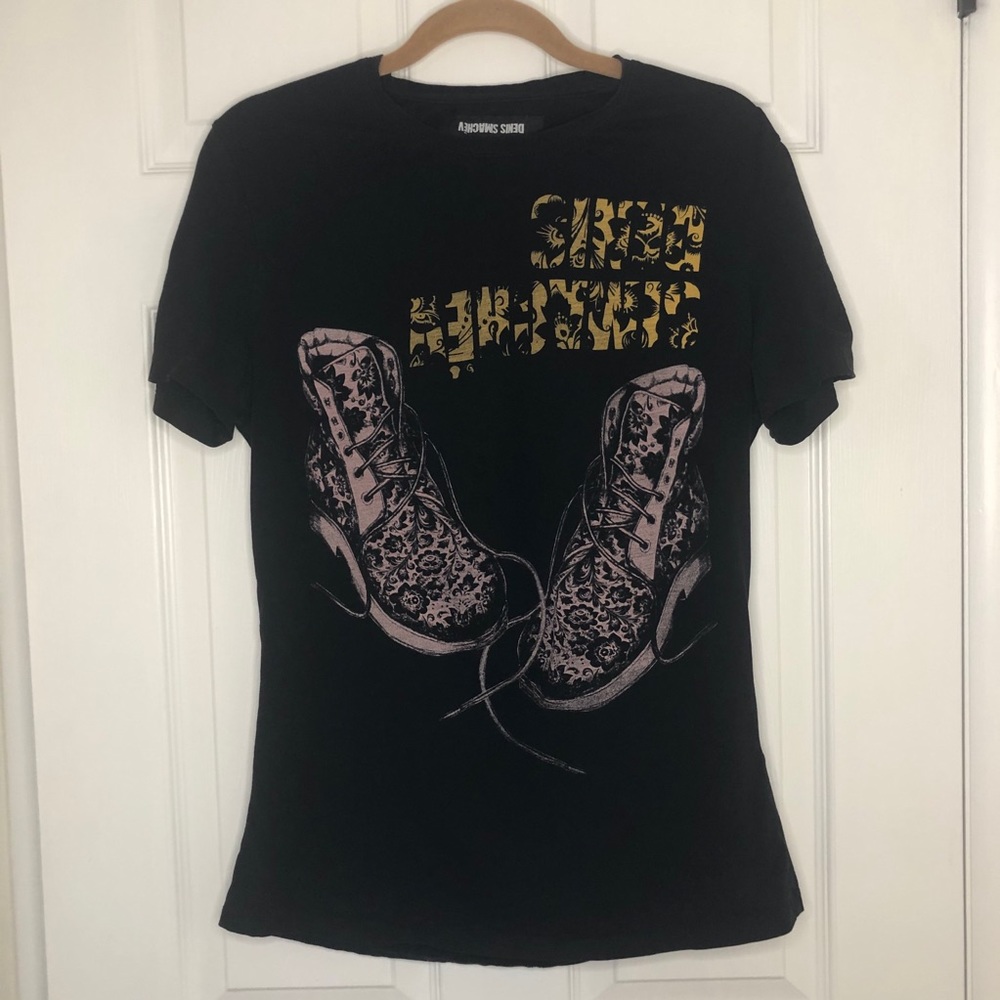 Denis Simachev Boot Logo Graphic Shirt